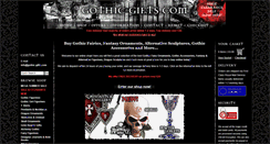 Desktop Screenshot of gothic-gifts.com