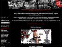 Tablet Screenshot of gothic-gifts.com